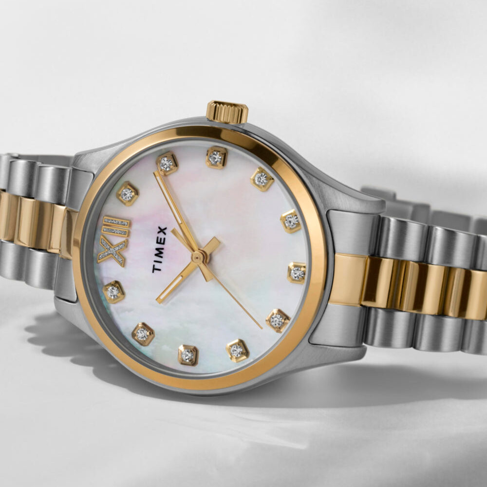 Timex Legacy 34mm Stainless Steel Bracelet Watch