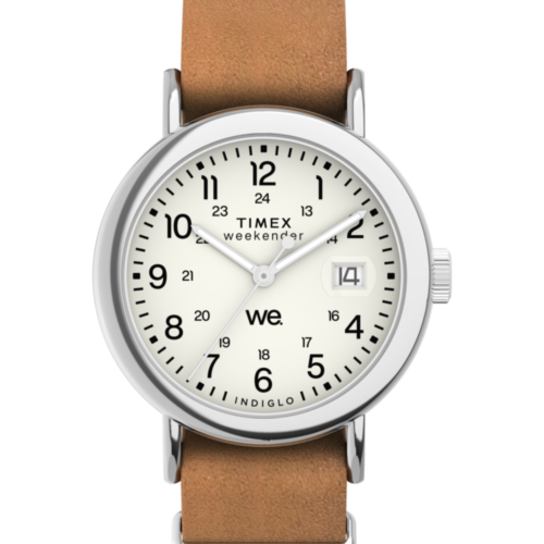 Weekender 37mm Leather Strap Watch