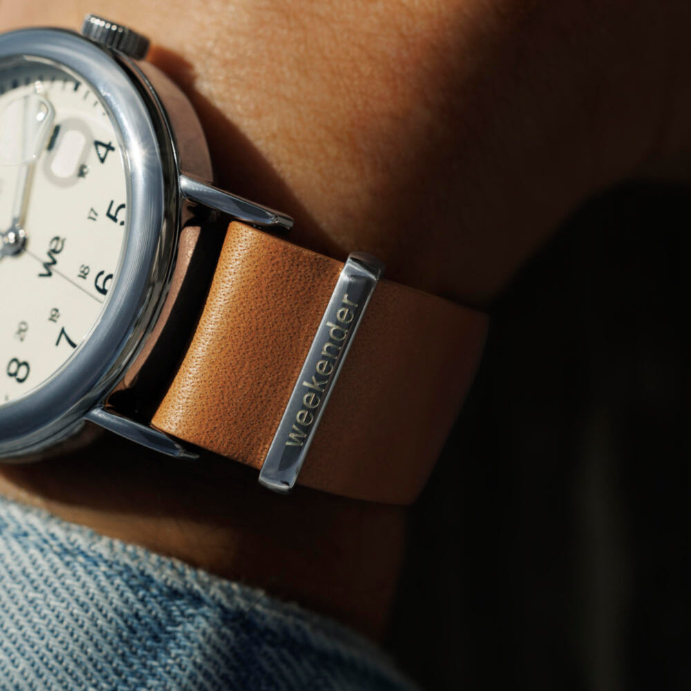 Weekender 37mm Leather Strap Watch