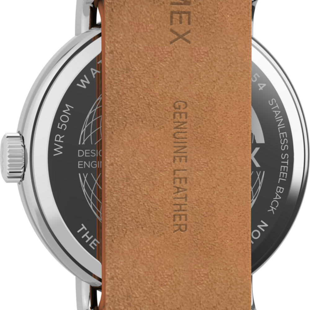 Weekender 37mm Leather Strap Watch