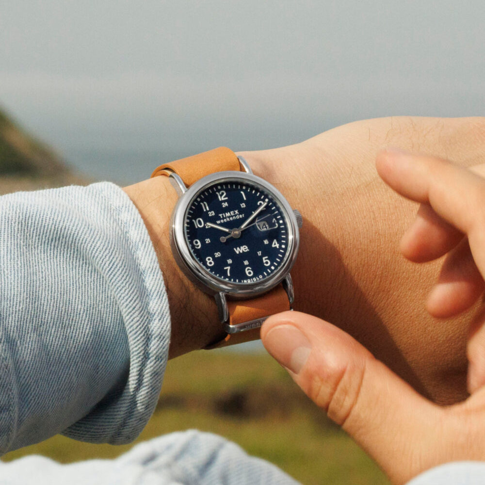 Weekender 40mm Leather Strap Watch