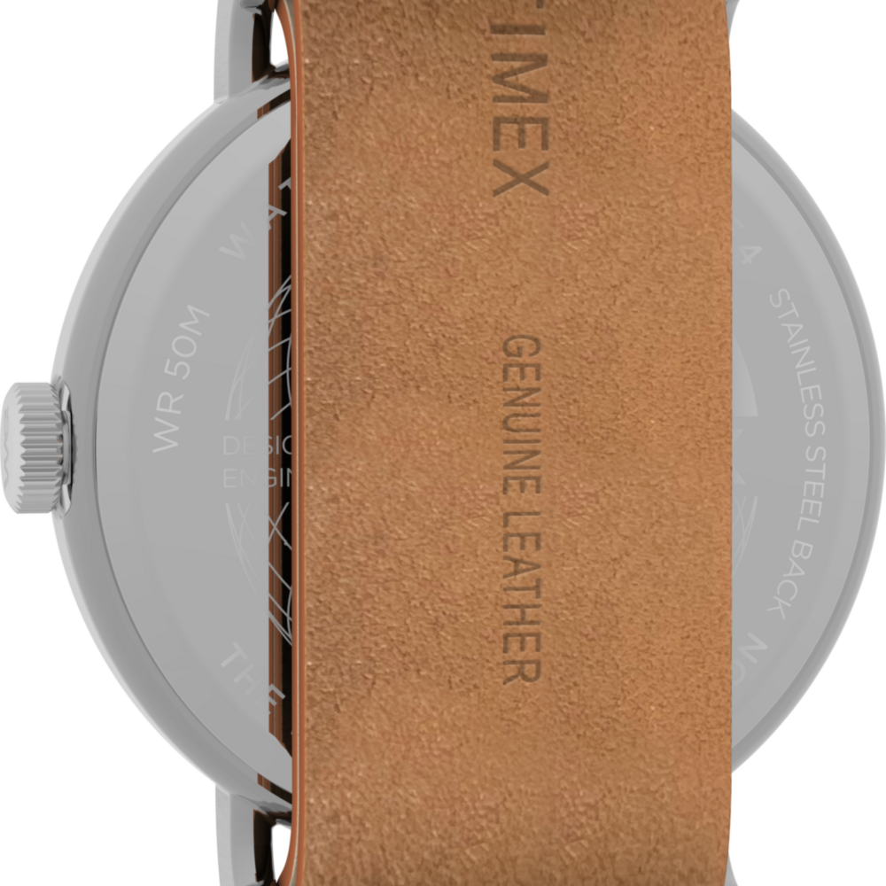 Weekender 40mm Leather Strap Watch