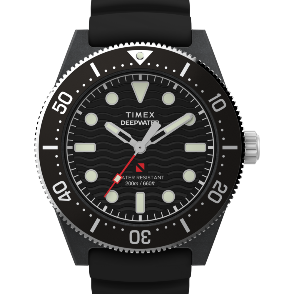 Deepwater Reef 200 XCF 43mm Synthetic Rubber Strap Watch