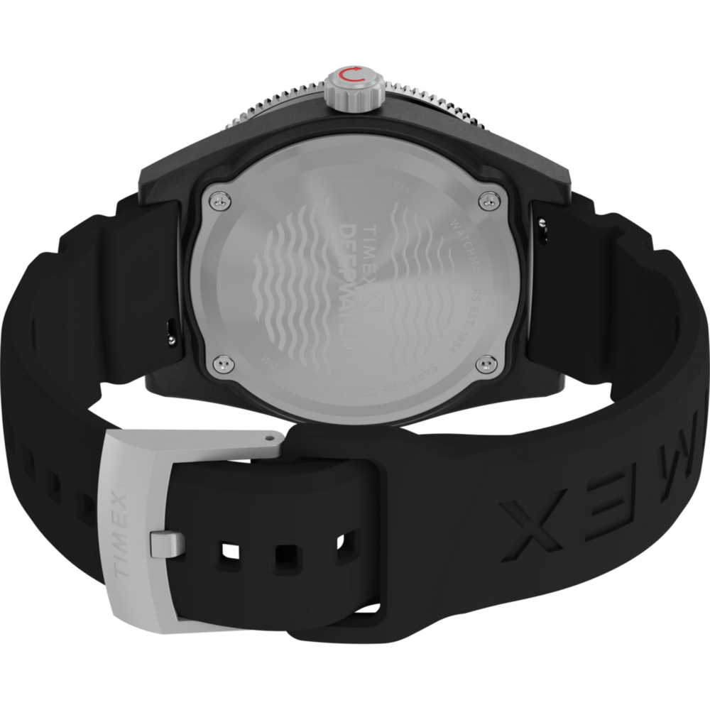 Deepwater Reef 200 XCF 43mm Synthetic Rubber Strap Watch