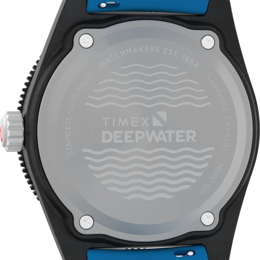 Deepwater Reef 200 XCF 43mm Synthetic Rubber Strap Watch