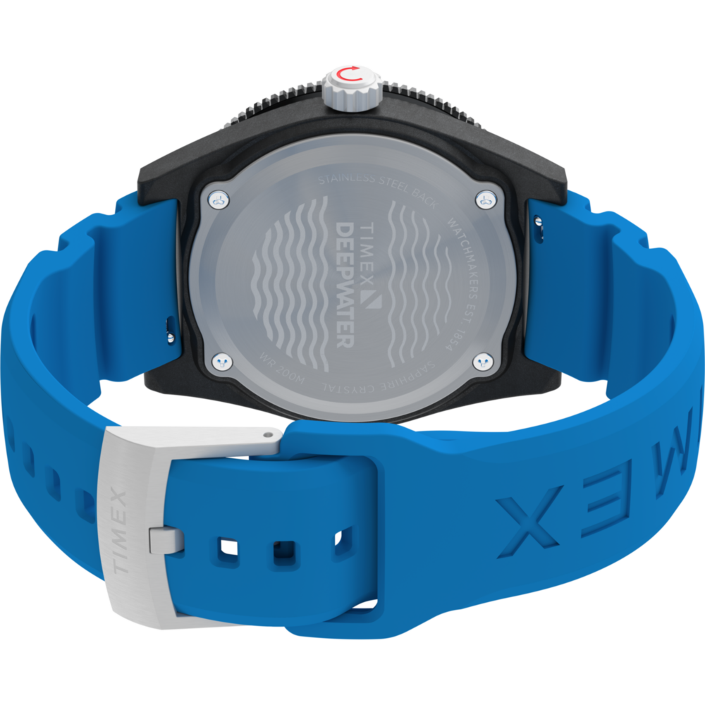 Deepwater Reef 200 XCF 43mm Synthetic Rubber Strap Watch