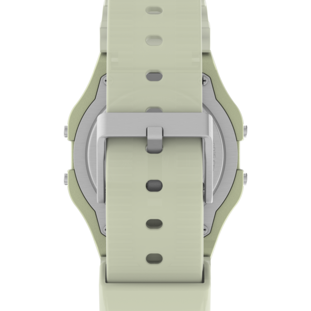 Timex T80 Glow in the Dark 34mm Resin Strap Watch