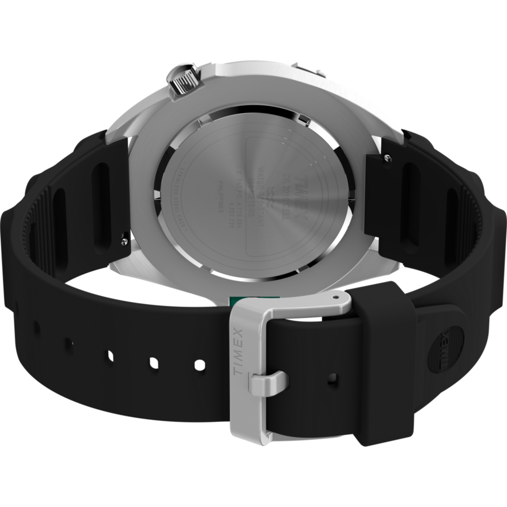 Timex 1995 Intrepid Reissue 46mm Synthetic Rubber Strap Watch