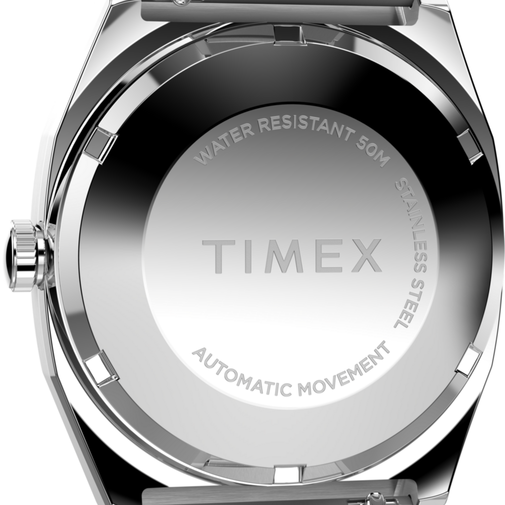 Timex® Automatic 1983 E Line 34mm Stainless Steel Expansion Band Watch