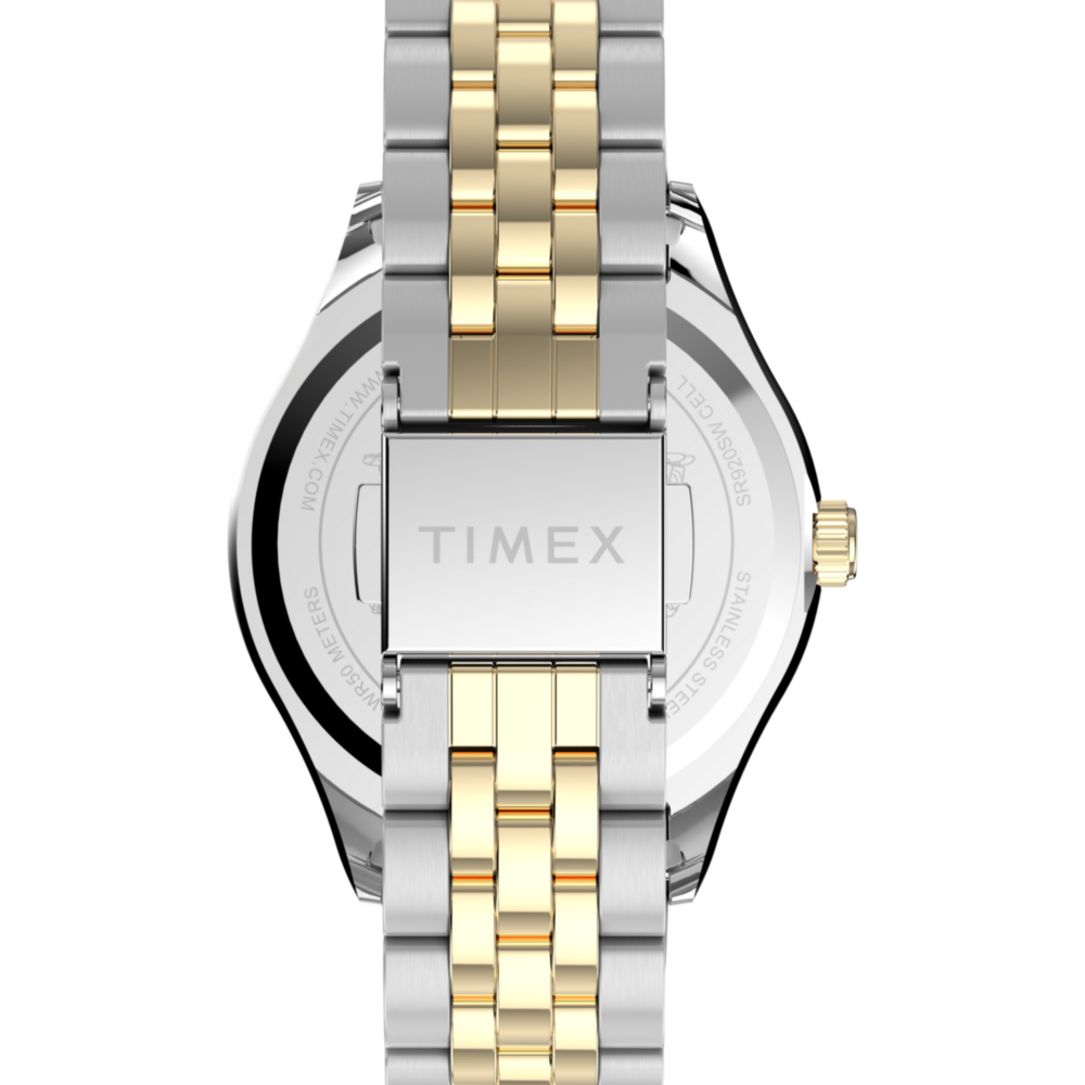 Peanuts® x Timex Legacy Bowtie 34mm Stainless Steel Bracelet Watch