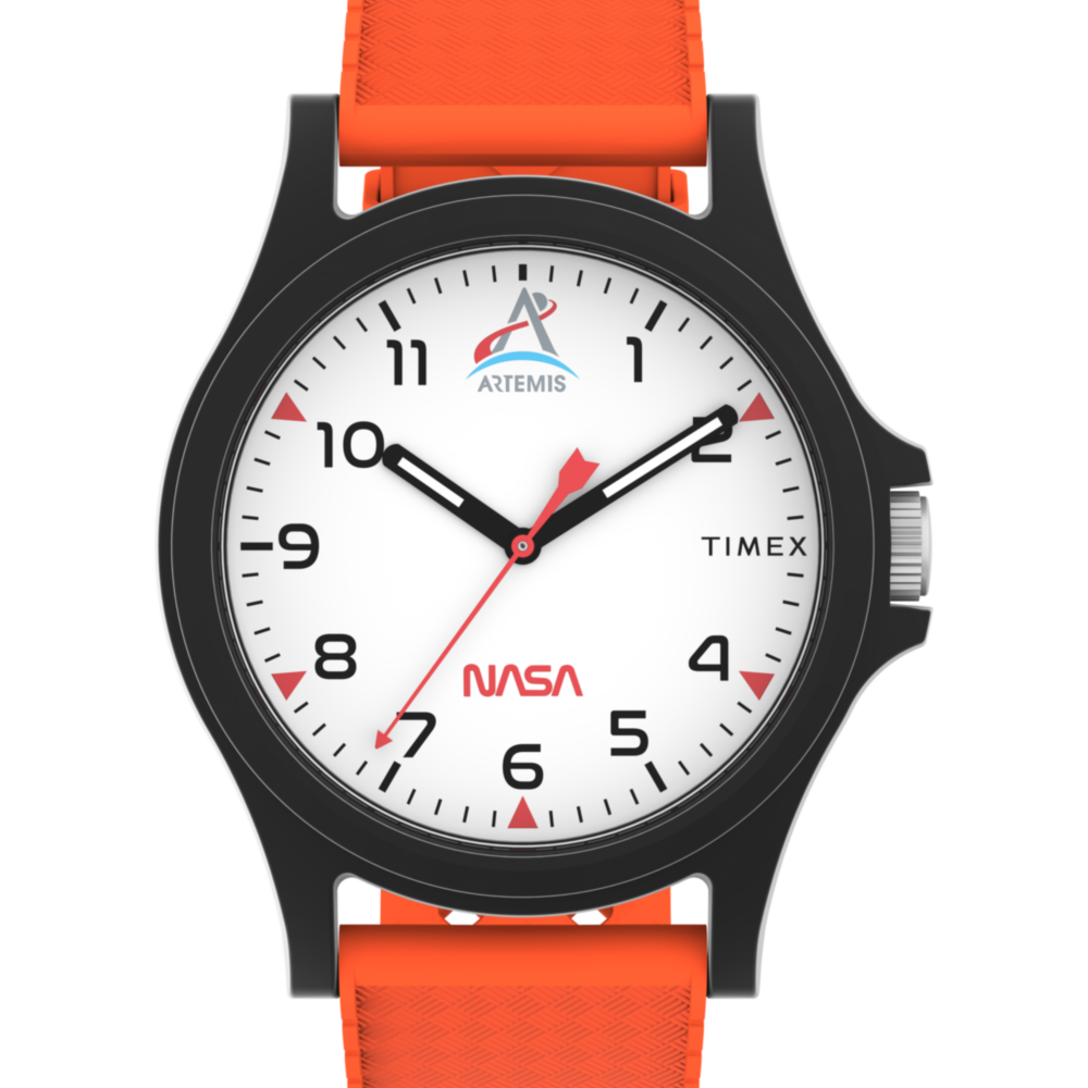 Timex Main Street NASA Artemis 40mm Silicone Strap Watch