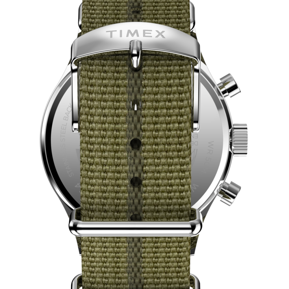 Timex Weekender New England Chronograph 40mm Eco-Conscious Fabric Strap Watch