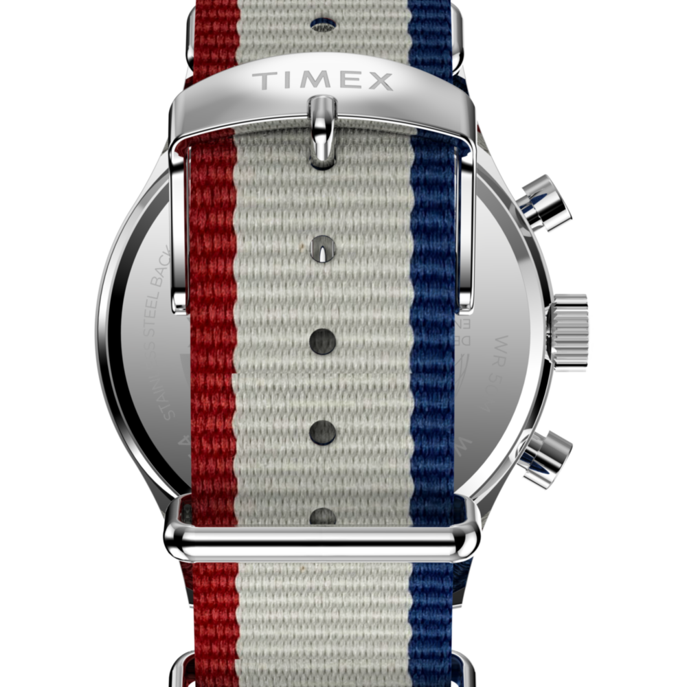 Timex Weekender New England Chronograph 40mm Eco-Conscious Fabric Strap Watch