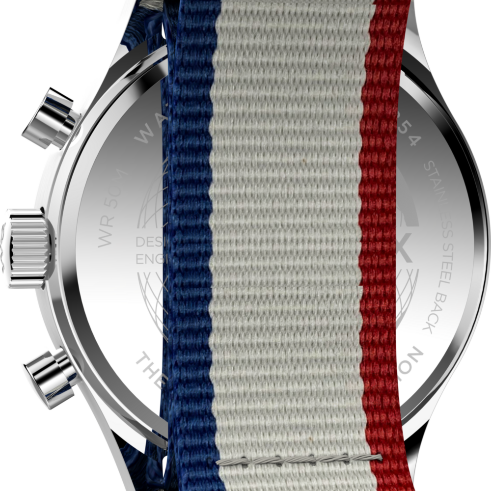 Timex Weekender New England Chronograph 40mm Eco-Conscious Fabric Strap Watch