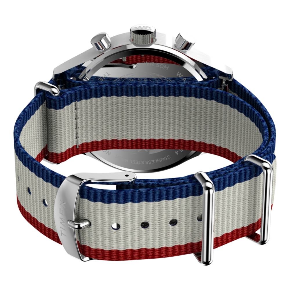 Timex Weekender New England Chronograph 40mm Eco-Conscious Fabric Strap Watch