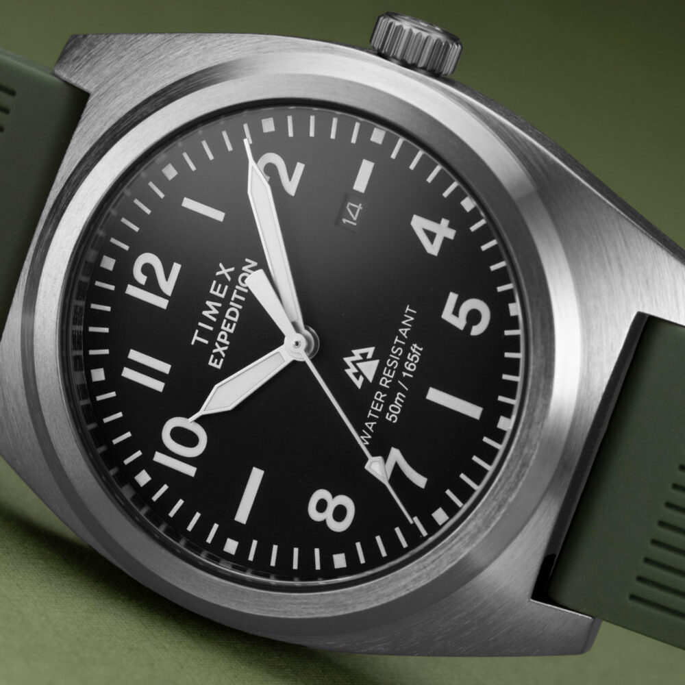 Expedition® Capstone 39mm Silicone Strap Watch