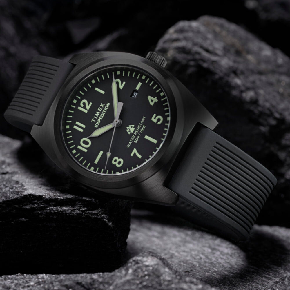 Expedition® Capstone 39mm Silicone Strap Watch