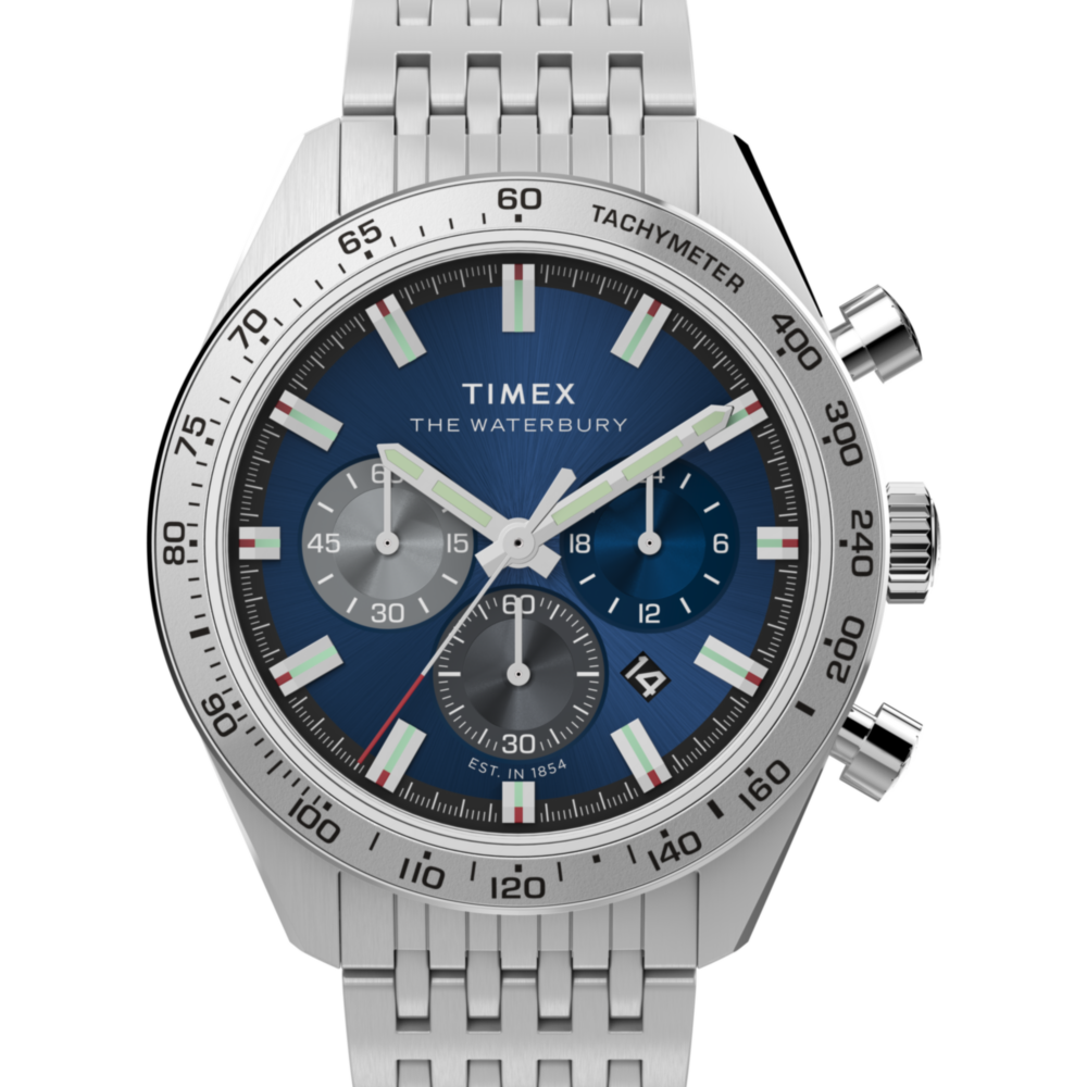 Waterbury Traditional Chronograph 41mm Stainless Steel Bracelet Watch