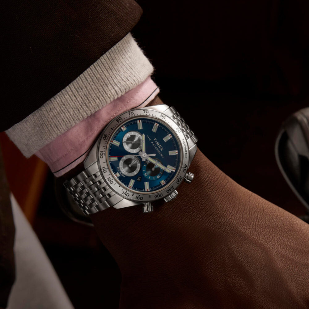 Waterbury Traditional Chronograph 41mm Stainless Steel Bracelet Watch