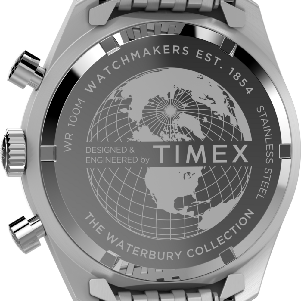 Waterbury Traditional Chronograph 41mm Stainless Steel Bracelet Watch