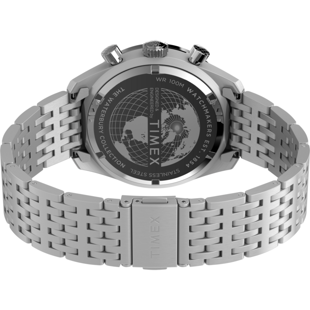 Waterbury Traditional Chronograph 41mm Stainless Steel Bracelet Watch