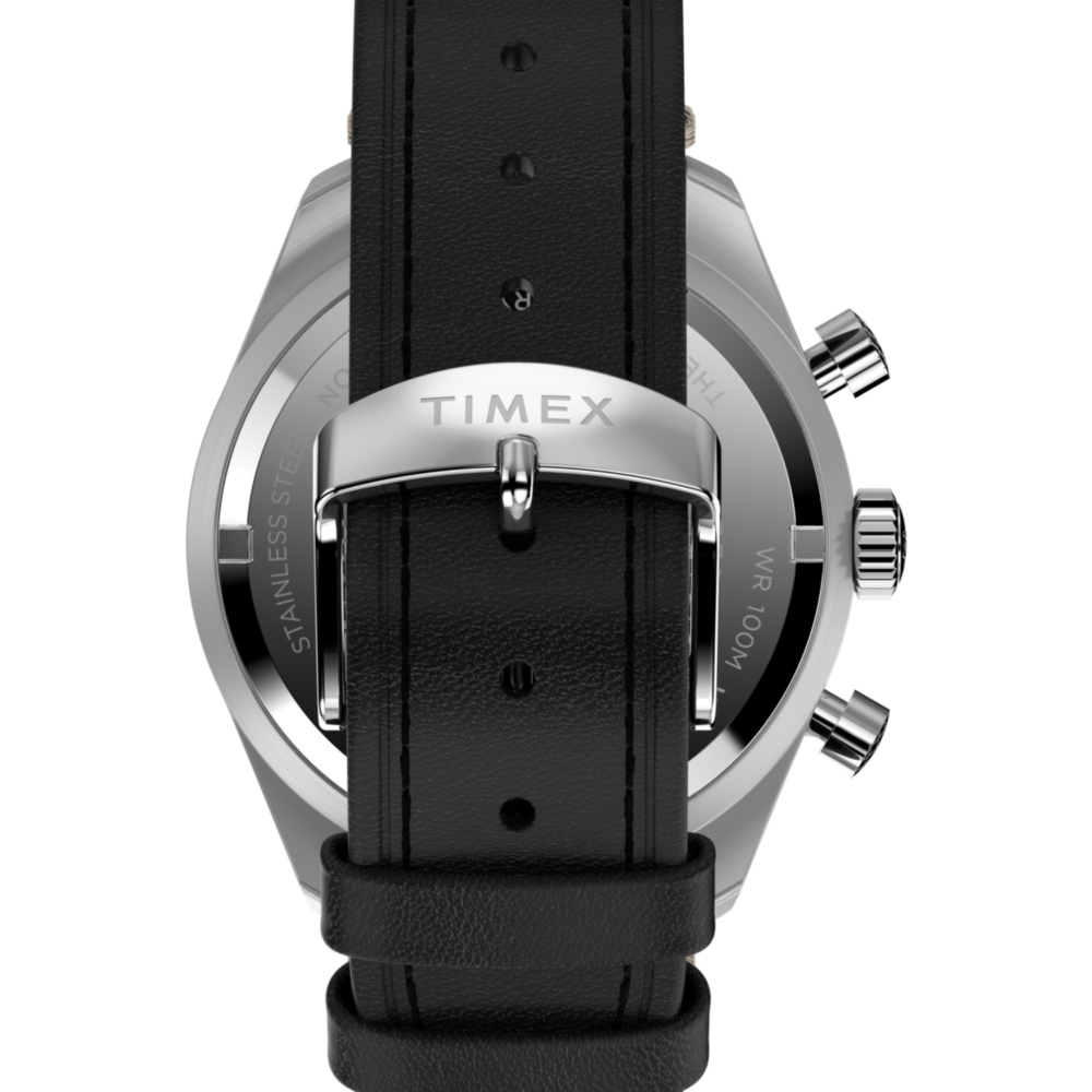Waterbury Traditional Chronograph 41mm Leather Strap Watch