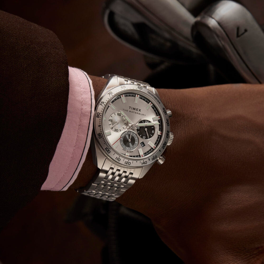 Waterbury Traditional Chronograph 41mm Stainless Steel Bracelet Watch