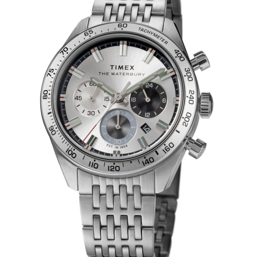 Waterbury Traditional Chronograph 41mm Stainless Steel Bracelet Watch