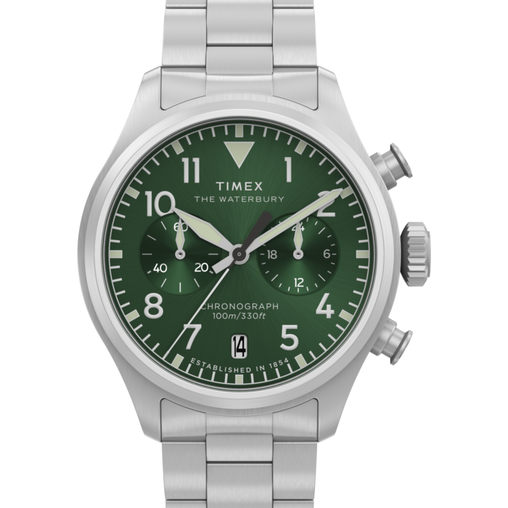 Waterbury Ace Chronograph 41mm Stainless Steel Bracelet Watch