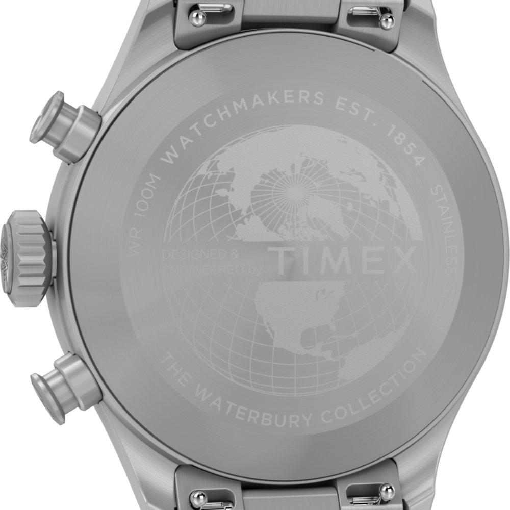 Waterbury Ace Chronograph 41mm Stainless Steel Bracelet Watch