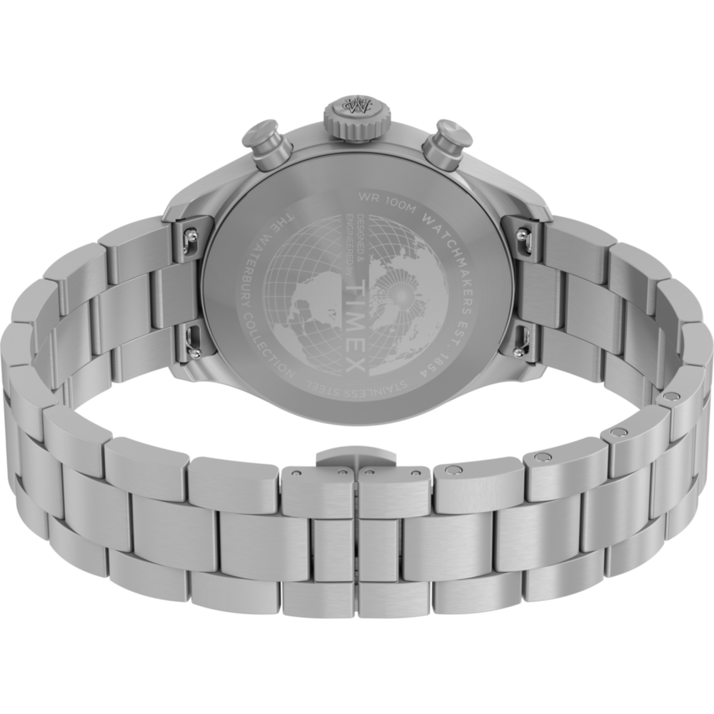 Waterbury Ace Chronograph 41mm Stainless Steel Bracelet Watch
