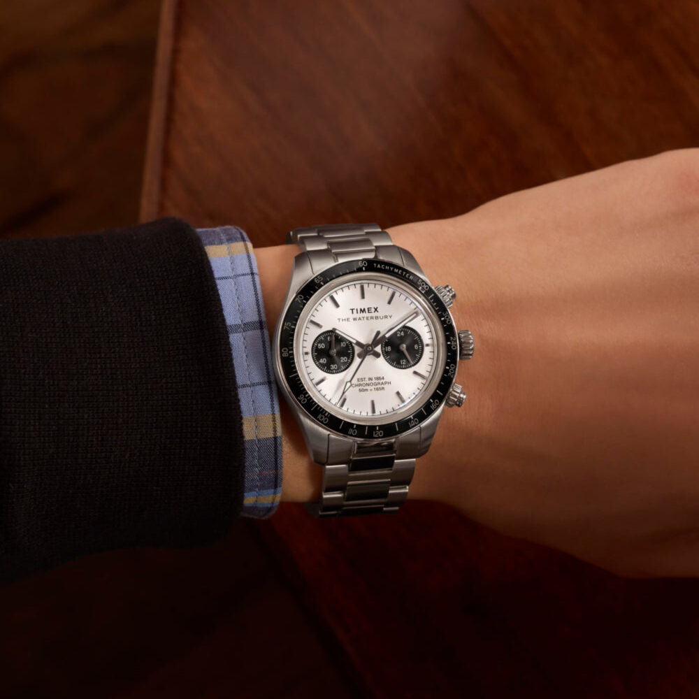 Waterbury Heritage Chronograph 39mm Stainless Steel Bracelet Watch