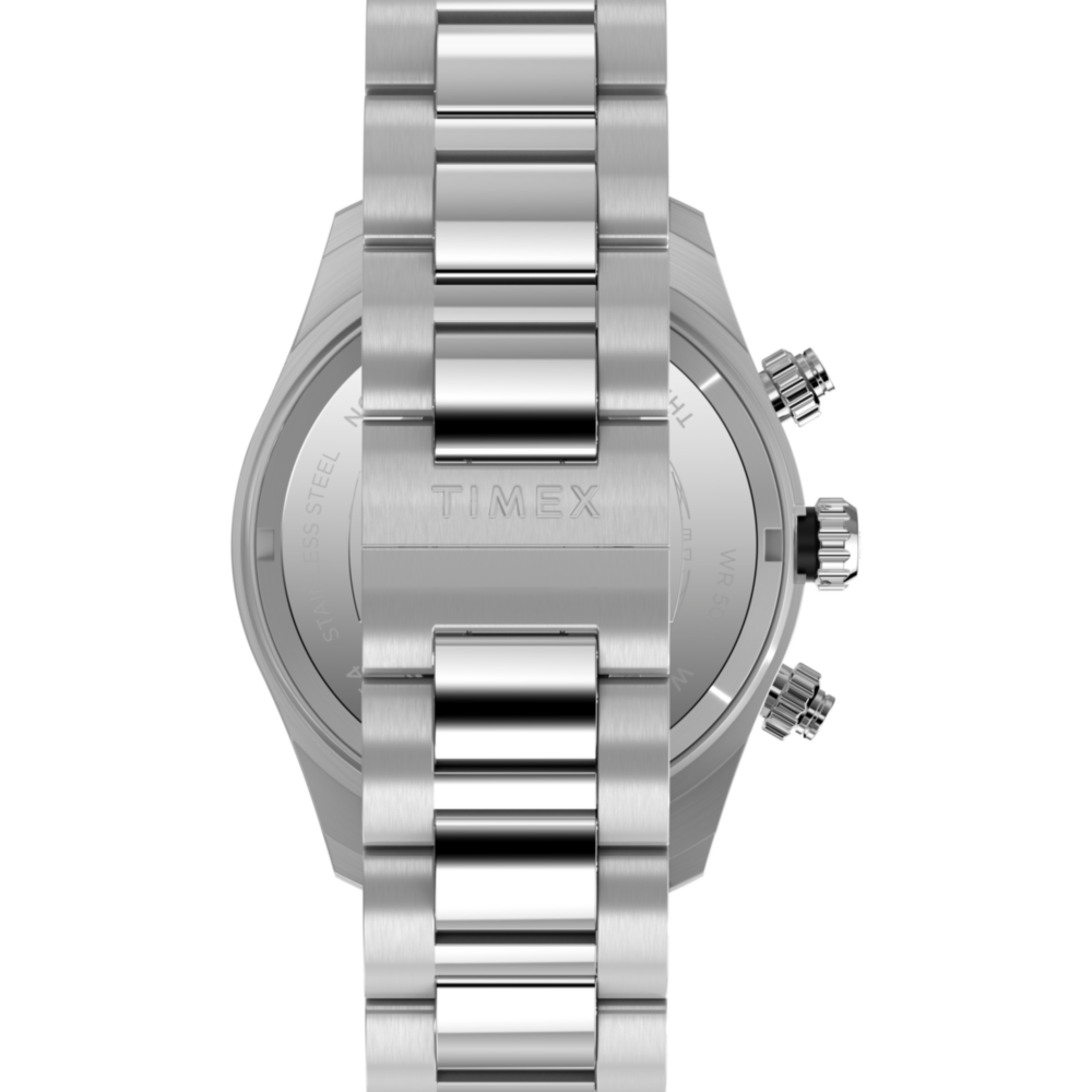 Waterbury Heritage Chronograph 39mm Stainless Steel Bracelet Watch