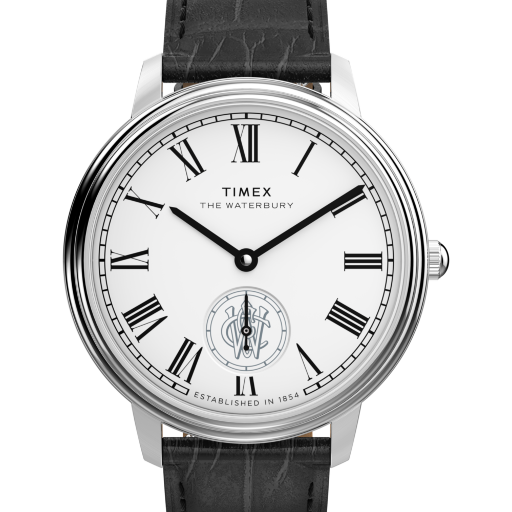 Waterbury Metropolitan Sub-Second 39mm Leather Strap Watch