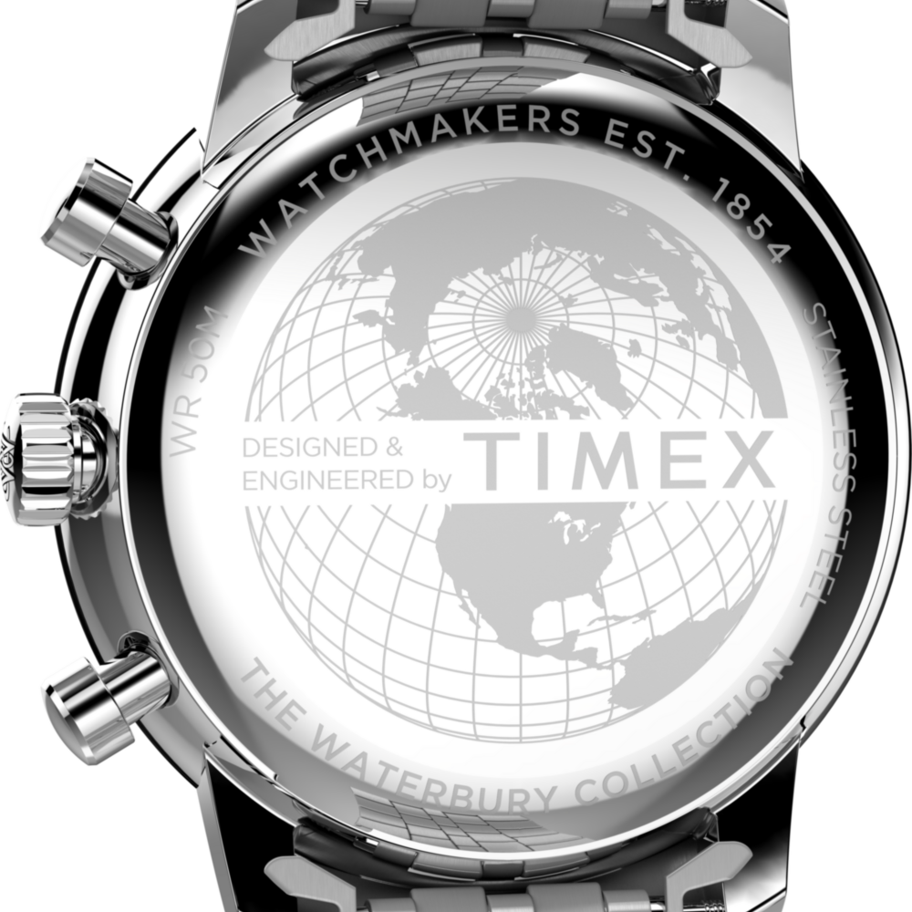 Waterbury Metropolitan Chronograph 41mm Stainless Steel Bracelet Watch