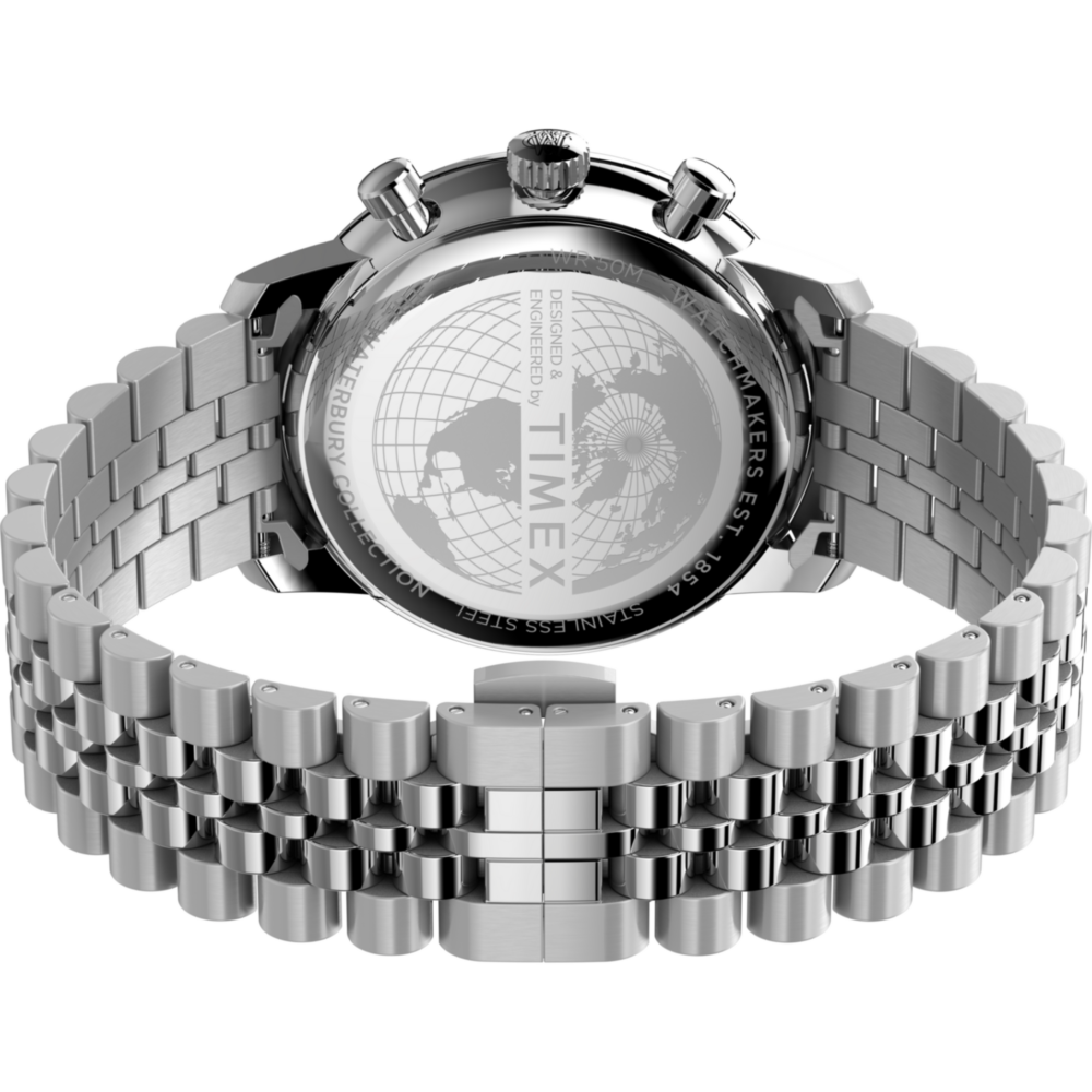 Waterbury Metropolitan Chronograph 41mm Stainless Steel Bracelet Watch