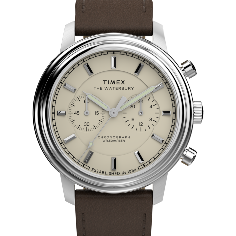 Waterbury Metropolitan Chronograph 41mm Leather Strap Watch