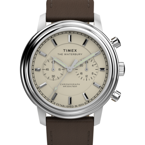 Waterbury Metropolitan Chronograph 41mm Leather Strap Watch