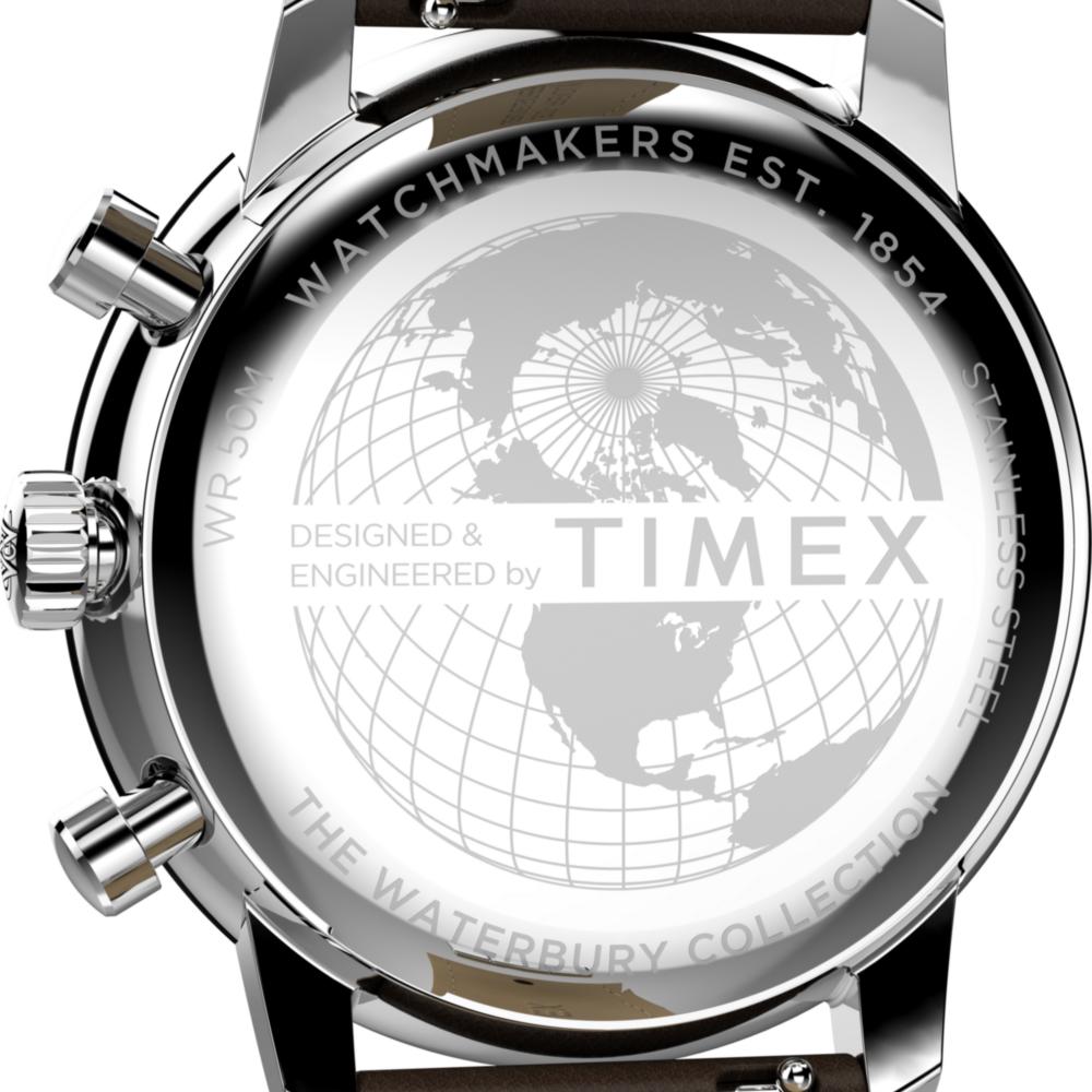 Waterbury Metropolitan Chronograph 41mm Leather Strap Watch
