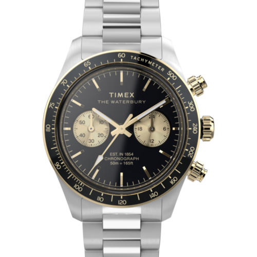 Waterbury Heritage Chronograph 39mm Stainless Steel Bracelet Watch