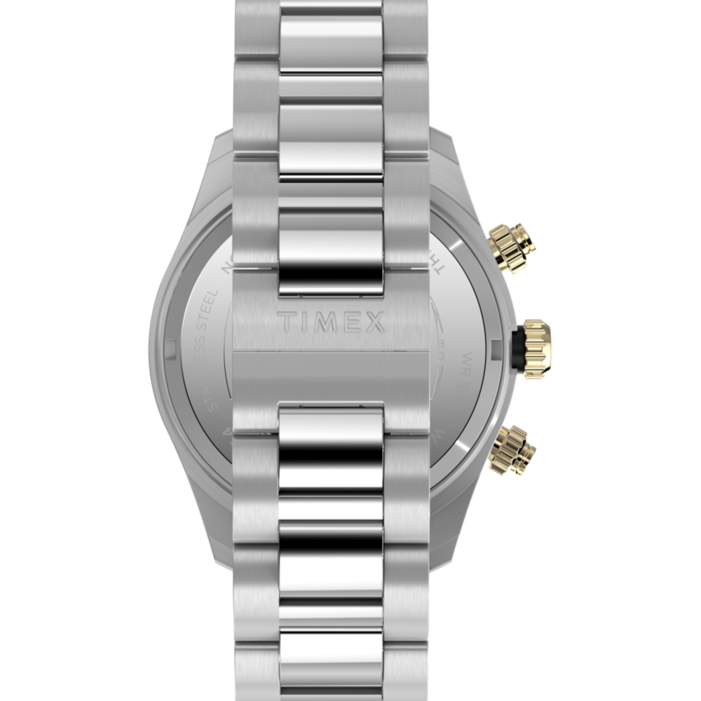 Waterbury Heritage Chronograph 39mm Stainless Steel Bracelet Watch