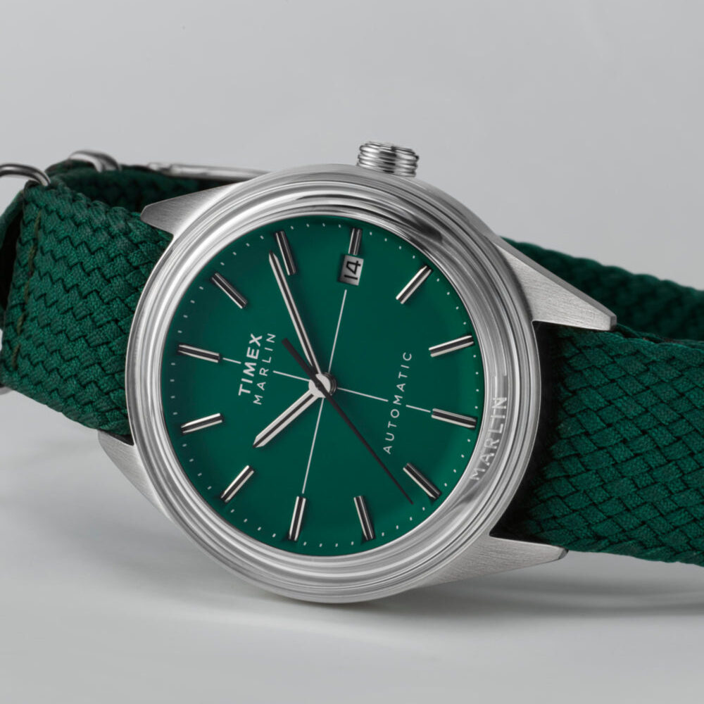 Marlin® Jet Automatic 38mm Fabric Strap Watch