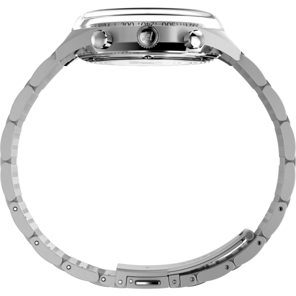Marlin® Jet Quartz Chronograph 40mm Stainless Steel Bracelet Watch