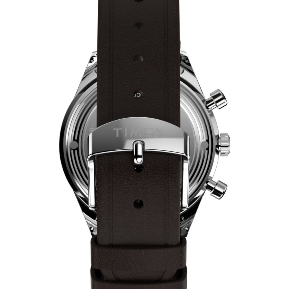 Marlin® Jet Quartz Chronograph 40mm Leather Strap Watch
