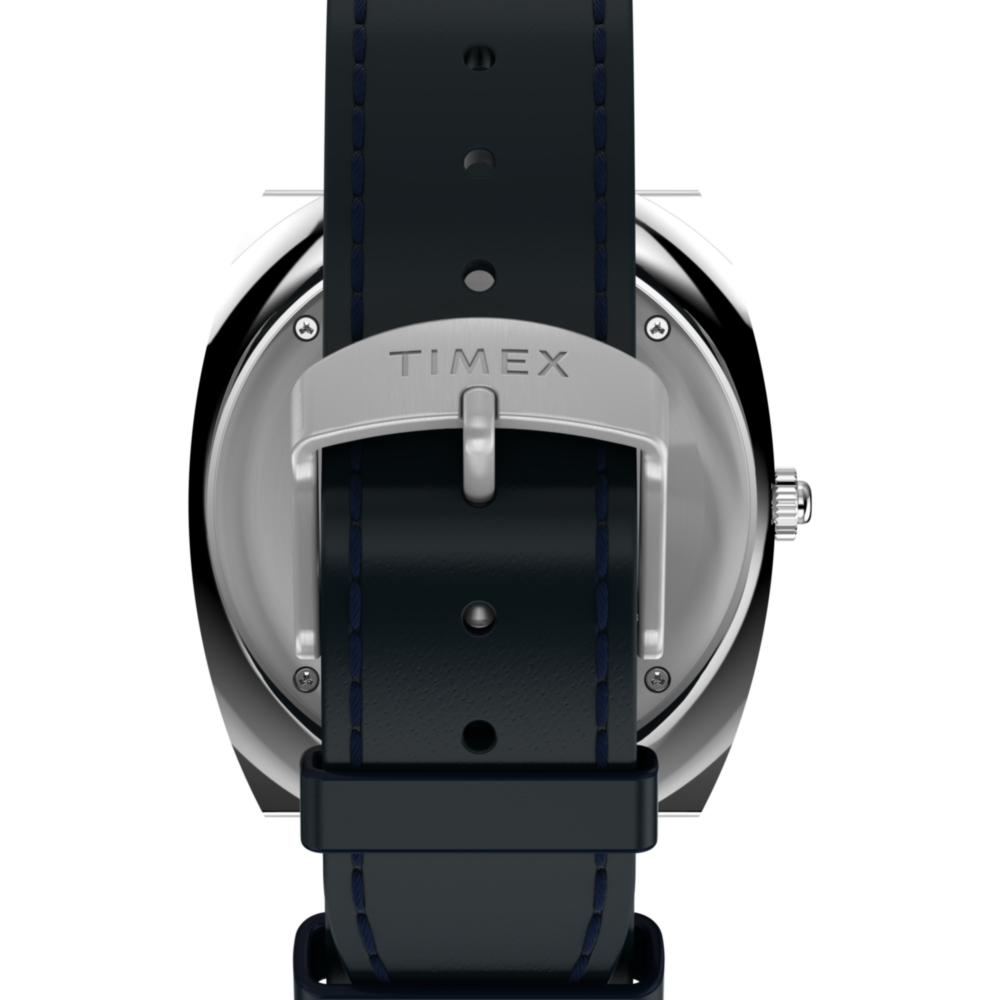 Q Timex® 1972 World Time 39mm Leather Strap Watch