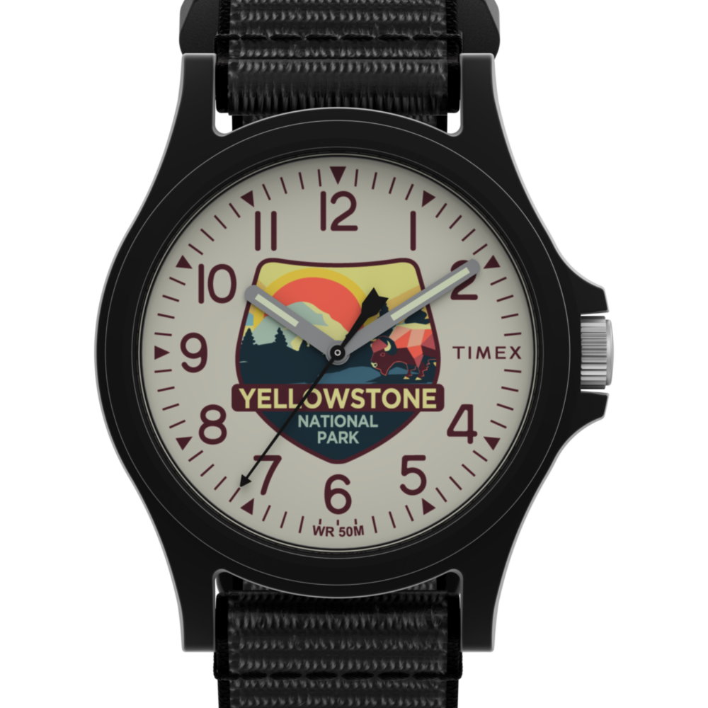 Timex Yellowstone National Park 40mm Fabric Strap Watch