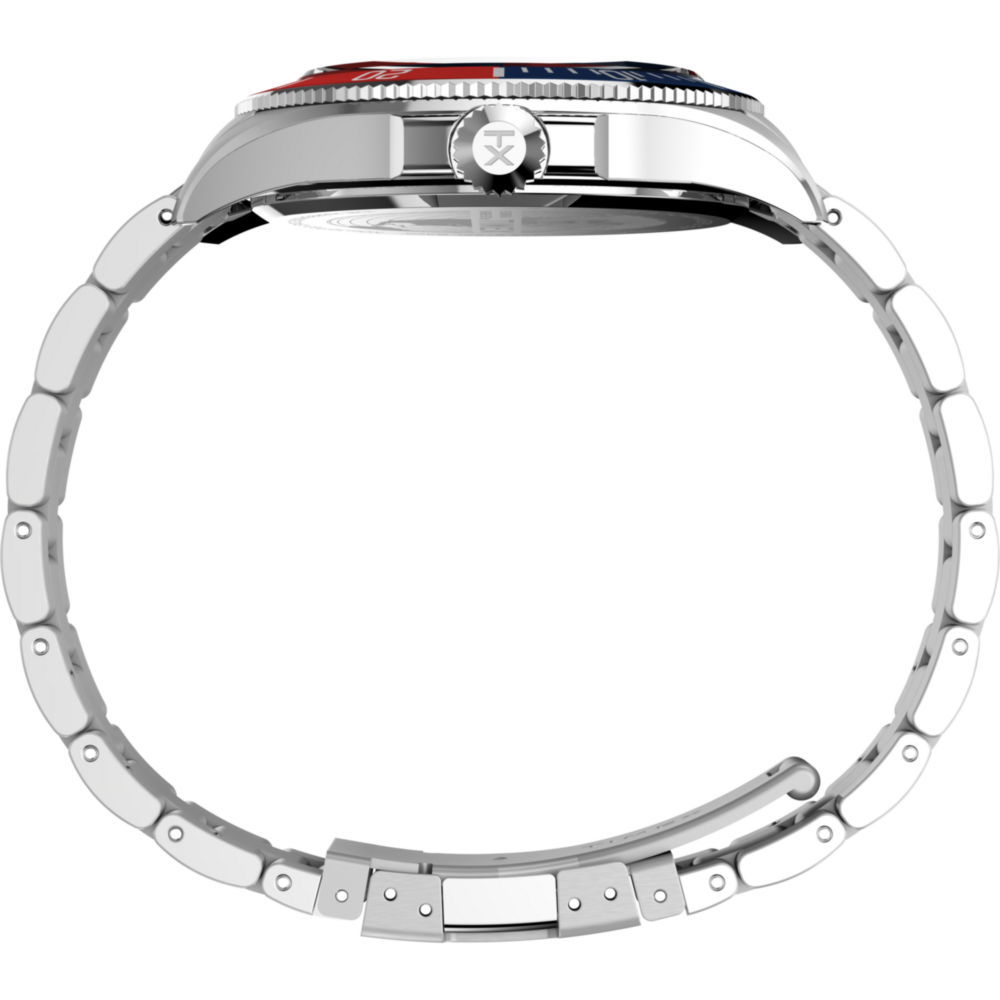 Harborside Coast Multifunction 43mm Stainless Steel Bracelet Watch