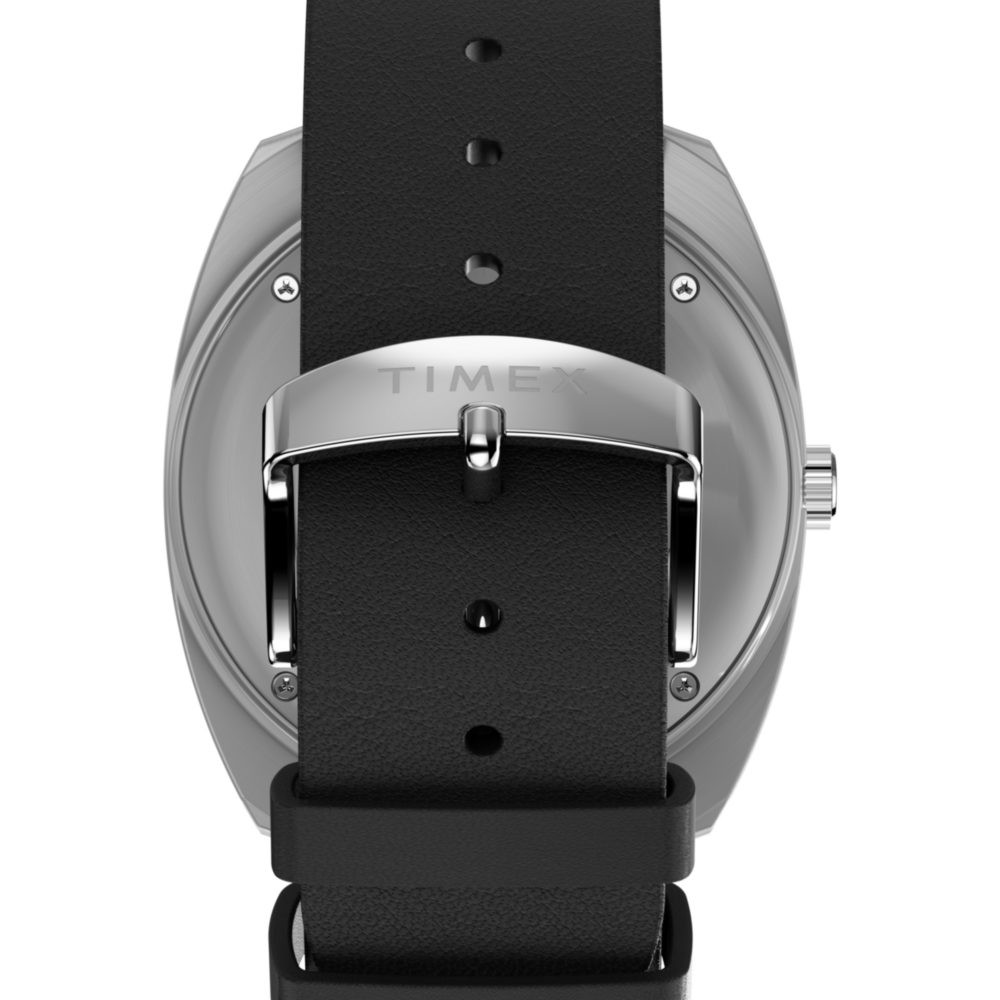 Q Timex® 1975 Enigma 37mm Leather Strap Watch