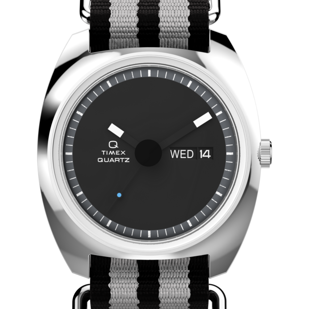 Q Timex® 1975 Enigma 37mm Fabric Strap Watch