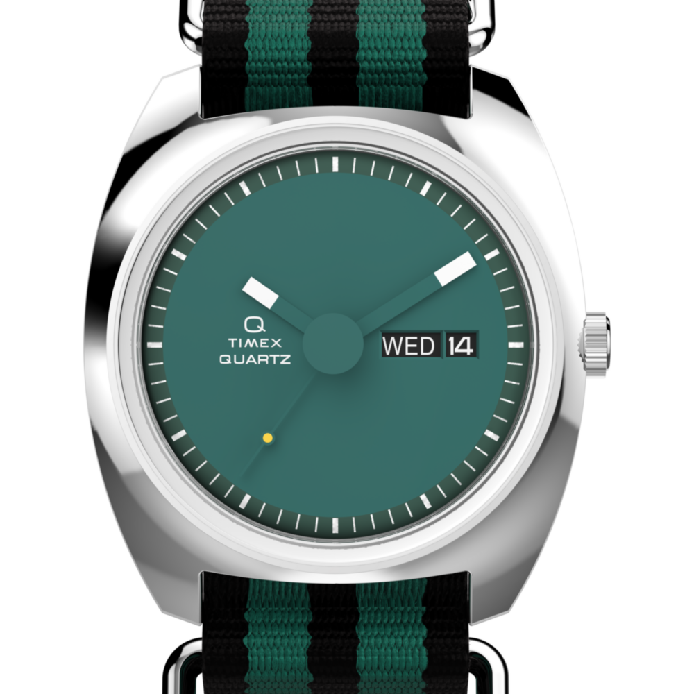 Q Timex® 1975 Enigma 37mm Fabric Strap Watch